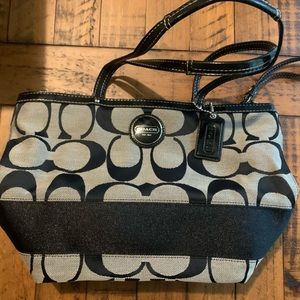 Black Coach shoulder bag